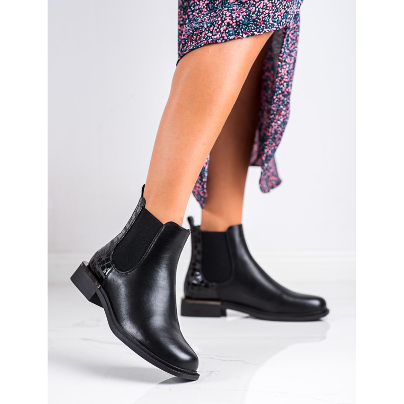 Elegant Chelsea boots by Sergio Leone black 1 Elegant Chelsea boots by Sergio Leone black 1