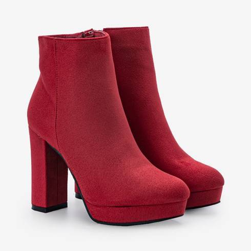 Red Azula eco-powder boots 1