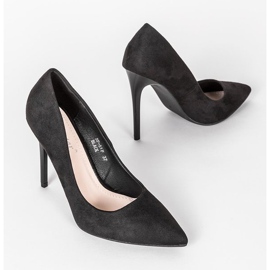 Megan's black high heels 1