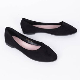 Black ballerinas with almond toe Balers 1 Black ballerinas with almond toe Balers 1