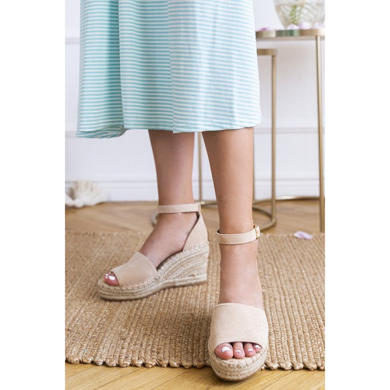 Beige espadrilles on the wedge Holiday Vibes 2