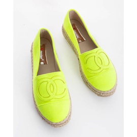 Pretty Woman neon green espadrilles 1