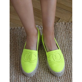 Pretty Woman neon green espadrilles 2