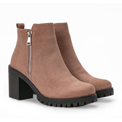 Light brown ankle boots on the Tiny post 1