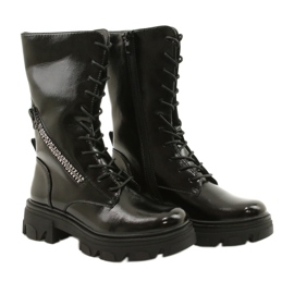 Sergio Leone TR747 High Boots Black 5