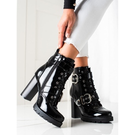 Erynn Black Boots On A High Post 1