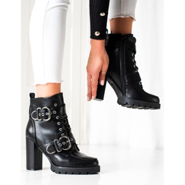 Erynn Black Boots On A High Post 2