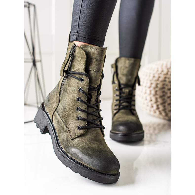 Evento Classic Workers With Decorative Zipper green 2