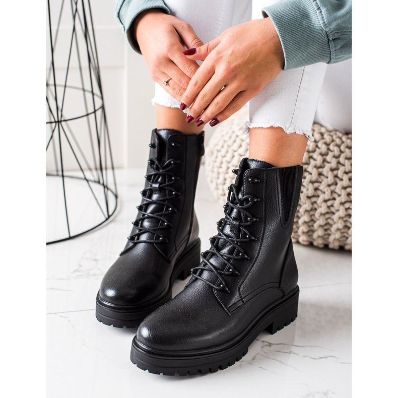 Lace-up boots from Workery Sergio Leone black 2