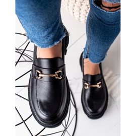 Diamantique Eco Leather Loafers black 1 Diamantique Eco Leather Loafers black 1