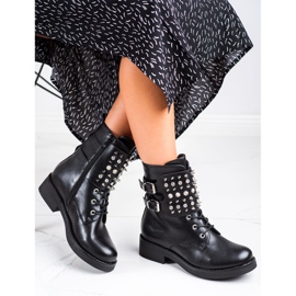 Melisa Rock Workers With Studs black 1