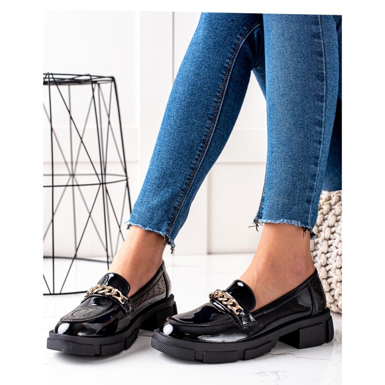 Goodin Black Fashion Loafers 2