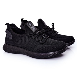 PE1 Men's Sport Slip-On Shoes Black Ryan 1