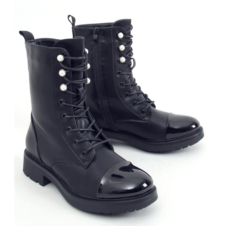 Black Workers for women with pearls 4343 Black 2