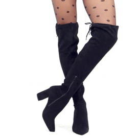 Black HB-33 Black high heels 1