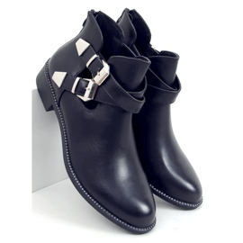 Black cut out boots Y8157 Black 1