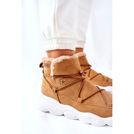 Warm snow boots Big Star Camel II274266 brown 1