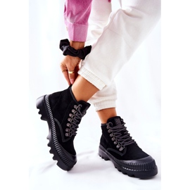 Leather Boots Big Star II274363 Black 8
