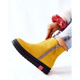 PS1 Suede Booties Jodhpur boots On The Yellow Nessa Platform 2