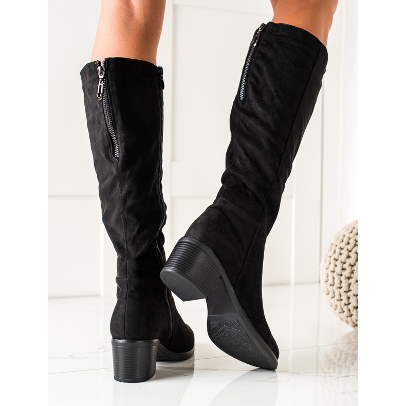 Black VINCEZA boots 1