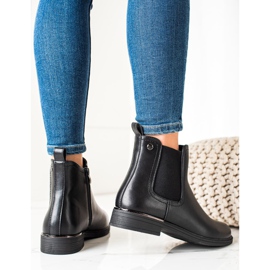 Sergio Leone Classic black boots with a zipper 1