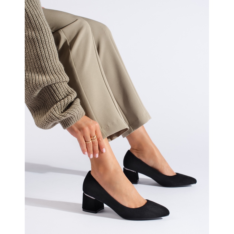 Goodin Elegant suede pumps black 1 Goodin Elegant suede pumps black 1