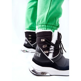 Knotted Snow Boots Big Star II274279 Black 1