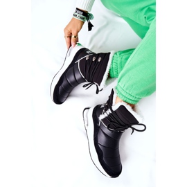 Knotted Snow Boots Big Star II274279 Black 2 Knotted Snow Boots Big Star II274279 Black 2