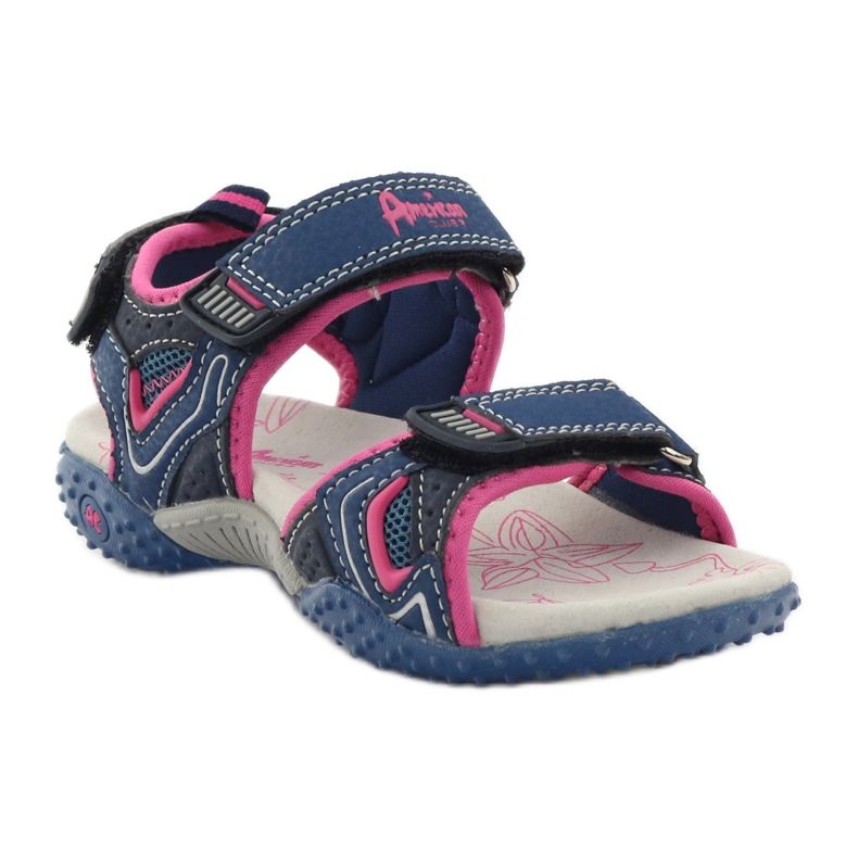 American Club American 1617 sports girls' sandals multicolored pink 1 American Club American 1617 sports girls' sandals multicolored pink 1
