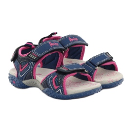American Club American 1617 sports girls' sandals multicolored pink 4 American Club American 1617 sports girls' sandals multicolored pink 4