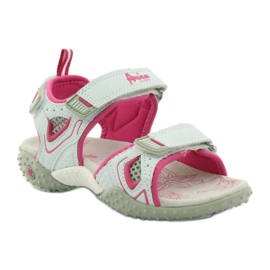 American Club American 1617 sports girls' sandals white pink 1 American Club American 1617 sports girls' sandals white pink 1