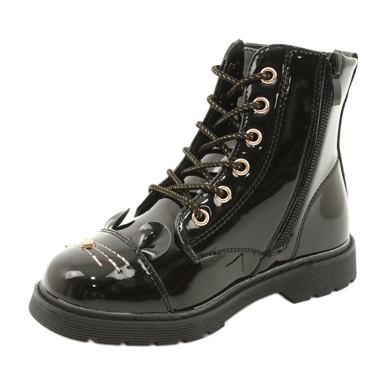 Miss Patent Boots 21DZ23-4309 black 1