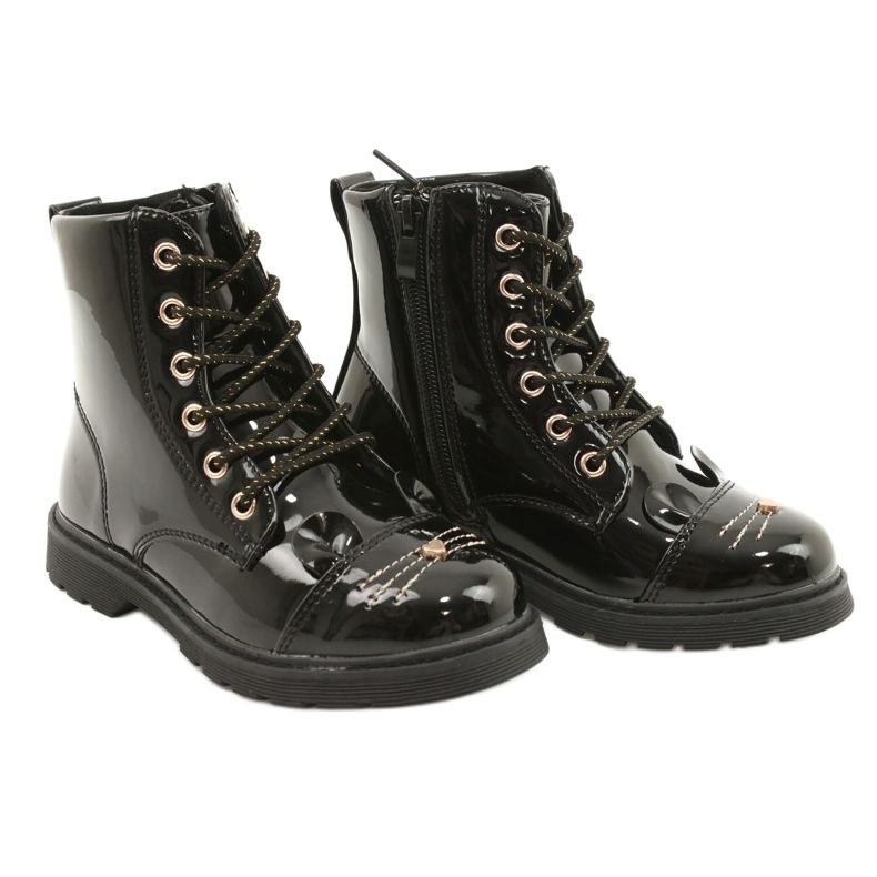 Miss Patent Boots 21DZ23-4309 black 5