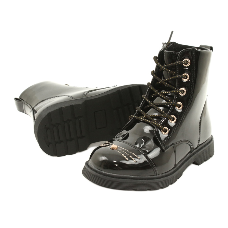 Miss Patent Boots 21DZ23-4309 black 3