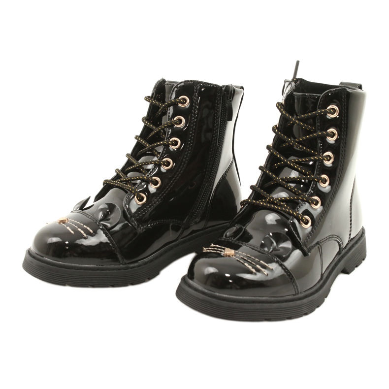 Miss Patent Boots 21DZ23-4309 black 2