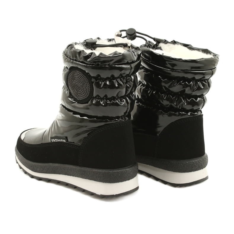 Snow boots for children Miss Evento 21DZ23-4324 Black 5