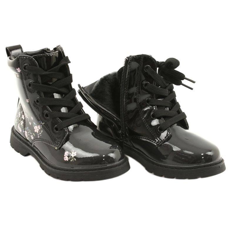 Miss Patent Boots 21DZ23-4328 black 4 Miss Patent Boots 21DZ23-4328 black 4