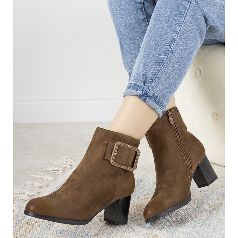 Brown ankle boots on the Carrillo post 1