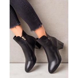 Goodin Black Booties On A Post 1