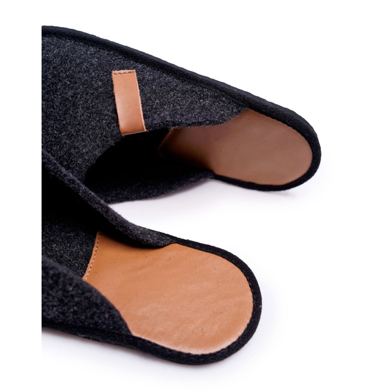 Big Star Men's Home Slippers Panto Fino II167009 Black-Brown 1 Big Star Men's Home Slippers Panto Fino II167009 Black-Brown 1