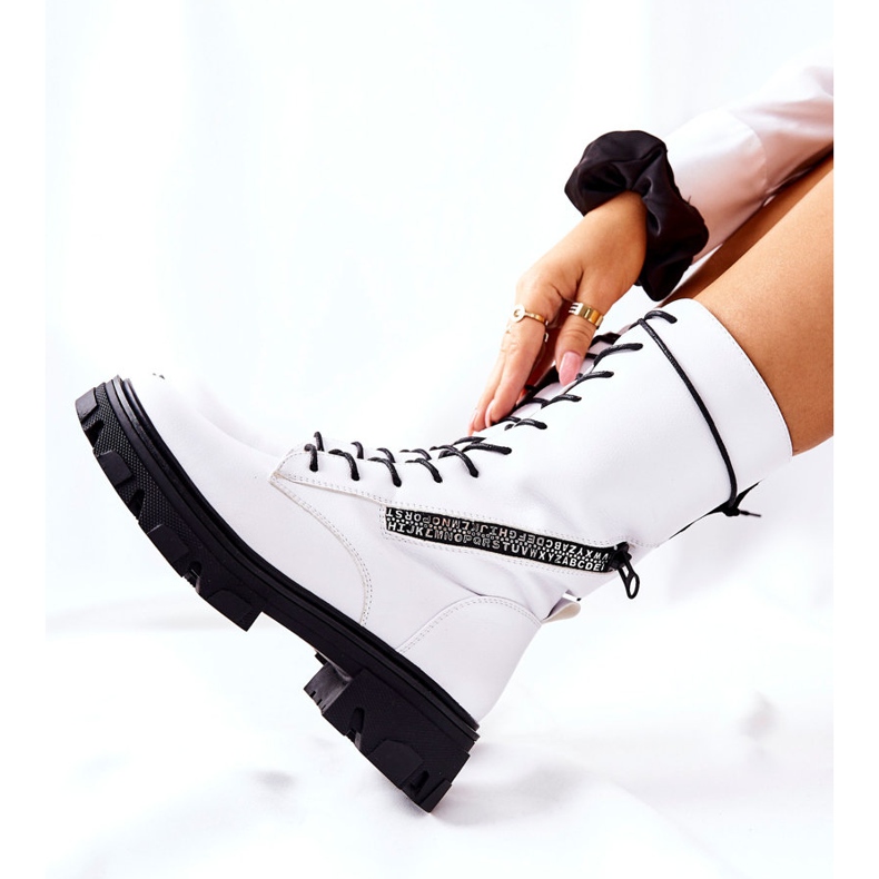 Glany Boots Sergio Leone TR747 White 2