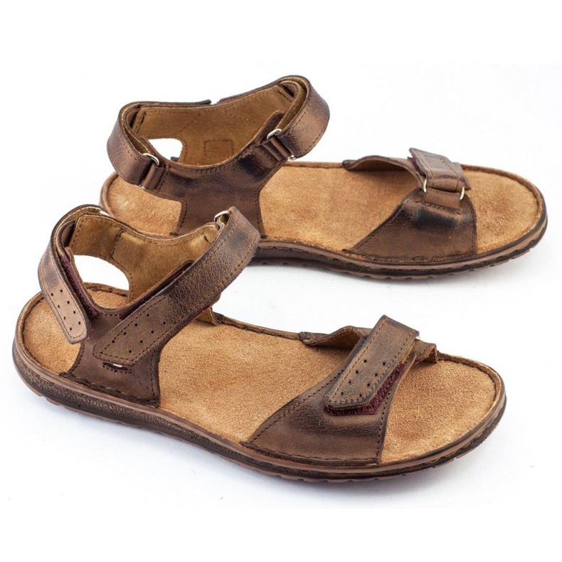 Men's leather sandals Komodo 881K brown 1 Men's leather sandals Komodo 881K brown 1