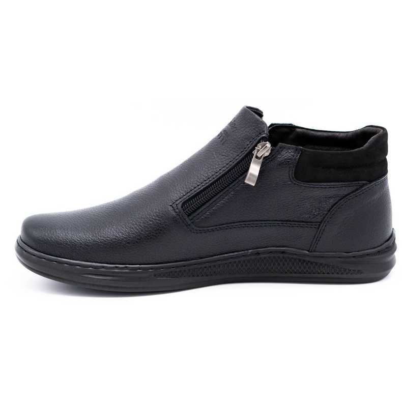 Polbut Black men's winter boots K29F 1