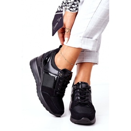 Wedge Sneakers Vinceza 10606 Black 2