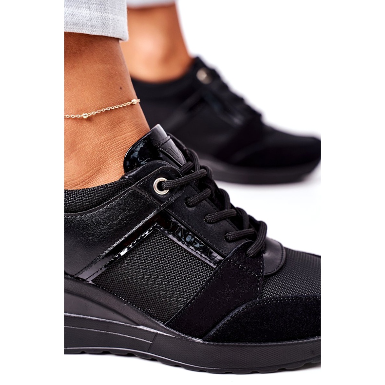Wedge Sneakers Vinceza 10606 Black 5