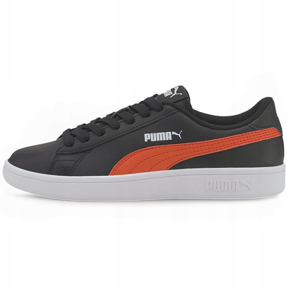 puma grey orange shoes