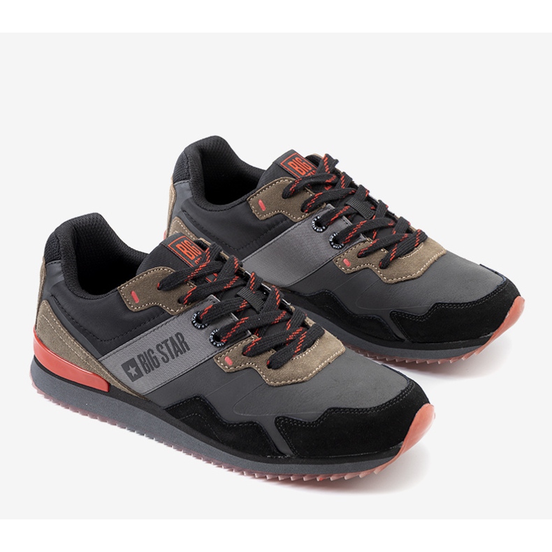 Black Big Star men's Acosta sports shoes 1 Black Big Star men's Acosta sports shoes 1