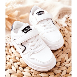 Children's Sport Shoes With Velcro Black And White Santi 2 Children's Sport Shoes With Velcro Black And White Santi 2