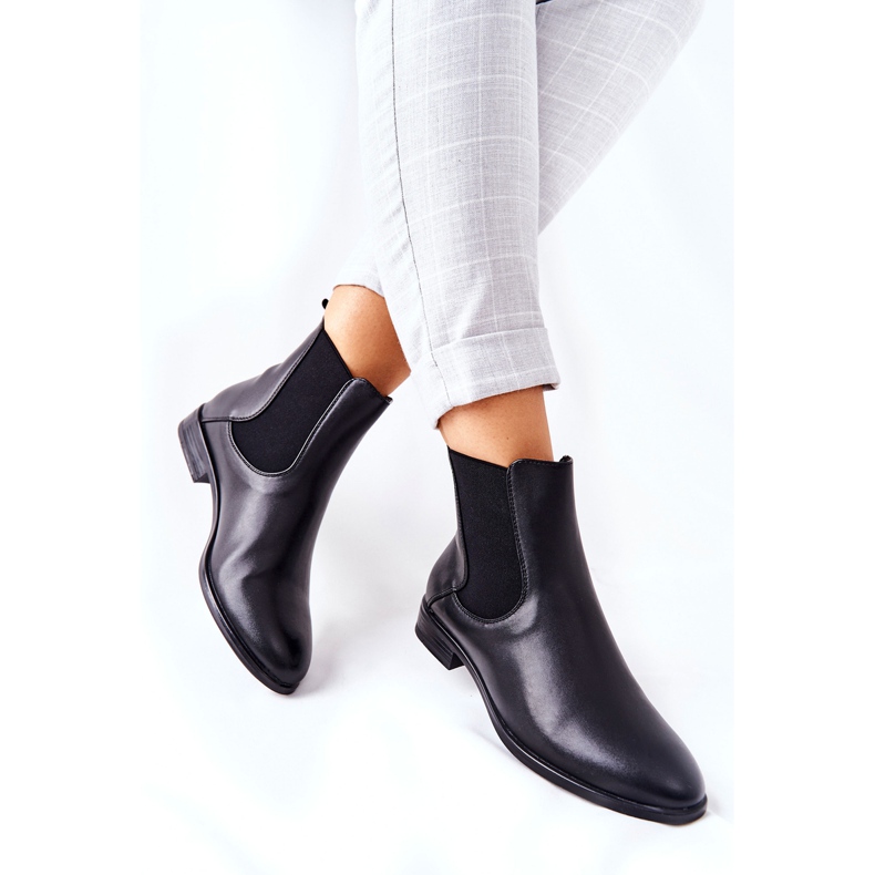 Leather Boots Sergio Leone BT523 Black 2