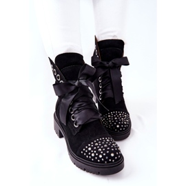 Suede Boots Workery Lewski Shoes Tied 3069 Black 1 Suede Boots Workery Lewski Shoes Tied 3069 Black 1